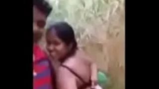 Telugu aunty sex Hindu call girl with lusty eyes having passionate outdoor sex