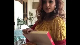 Telugu aunty sex attractive Desi braless girl