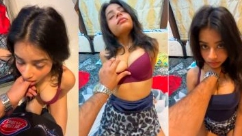 Aunty sex: A lover is persuaded to have sex by a seductive girlfriend.