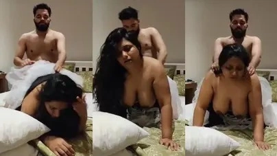 Bride’s hard doggy fuck in Tamil aunty