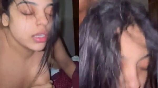 Couple makeup dog college sex playful