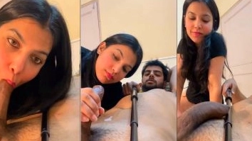 Horny Lover Captures a Tamil Sex V GF Blowjob