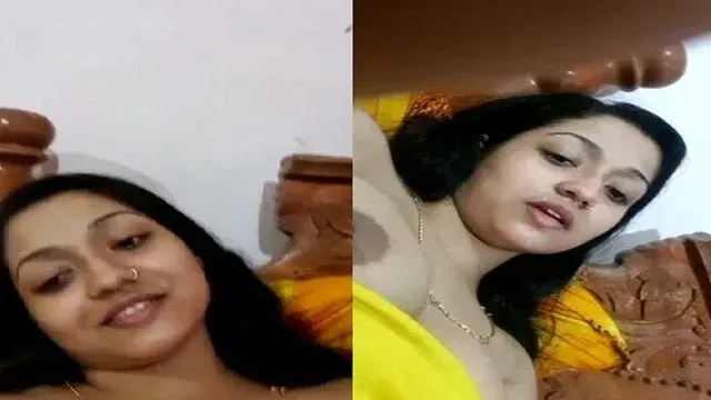 telugu girl Desi sex video: A content girlfriend making love calls while nude in a viral video
