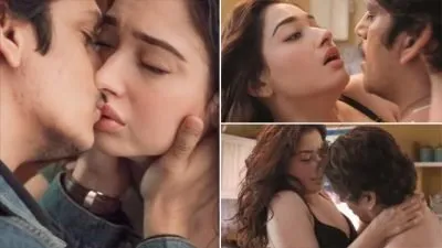 telugu student Scene from a short film featuring Tamannaah Bhatia kissing and having sex with her lover