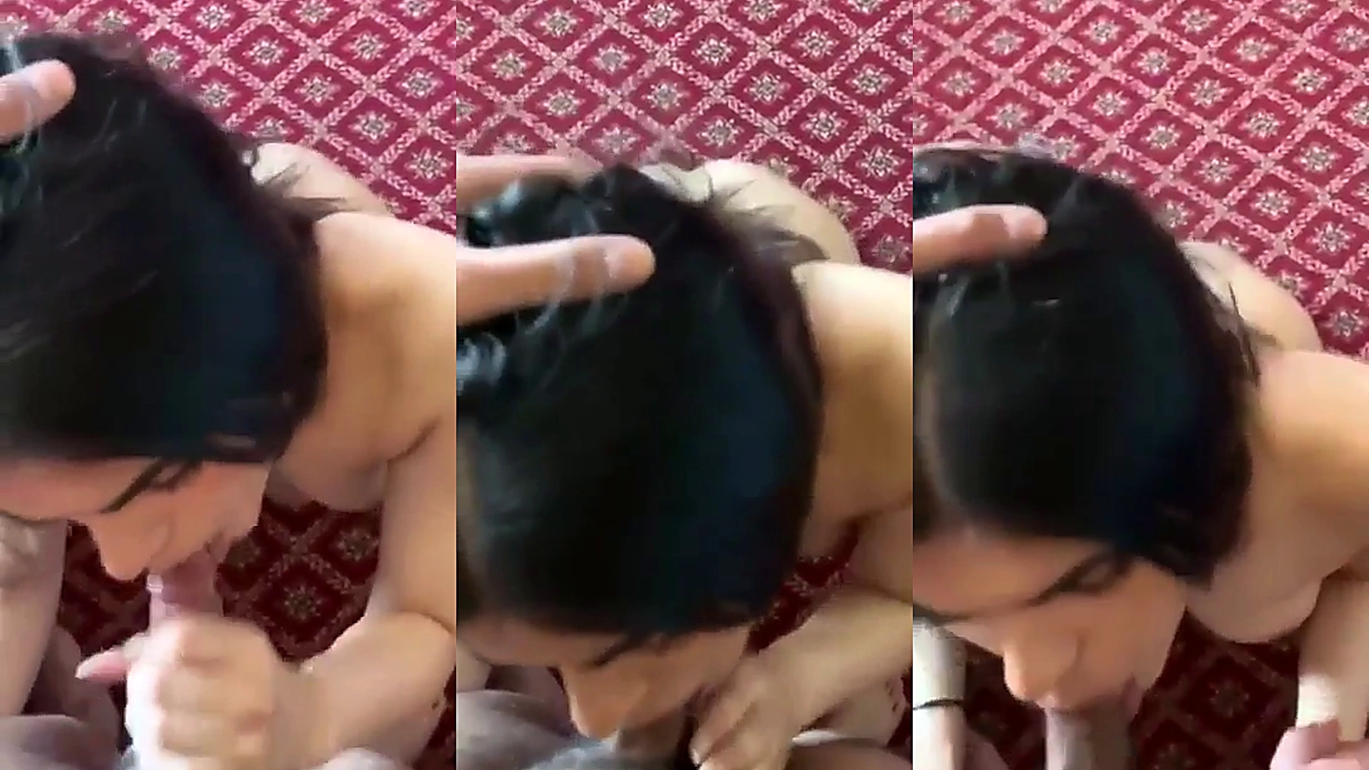 The insane man takes pleasure in his girlfriend’s beautiful blowjob from India.