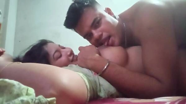 Wife boobs licked telugu couple sex closeup